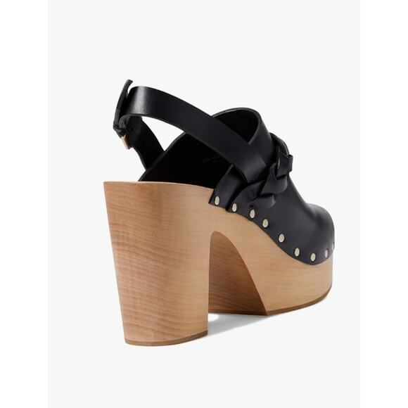 Loeffler Randall Paxton Braided Clog Studded Black NEW with Box Size 9 - Picture 10 of 11